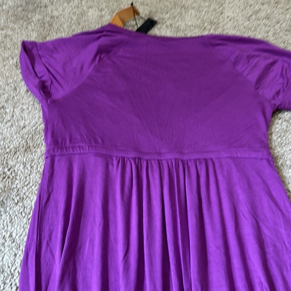 Nicole Miller Purple UPF 50 Swim Cover Up/ DressSize Small NWT lightweight - Picture 6 of 6